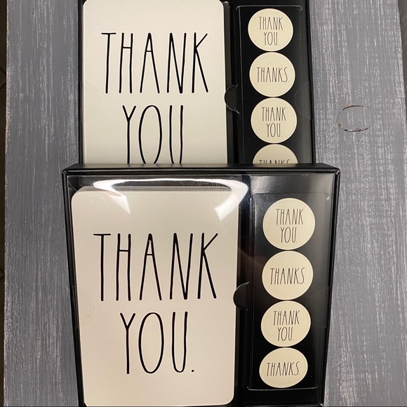 Rae Dunn Other - 2 Rae Dunn Thank You Note Card Set